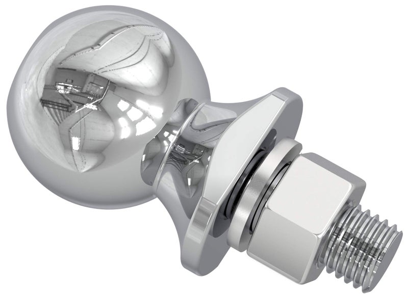 BIG RED ATRLY2002R Torin 2"" Diameter Trailer Hitch Ball: 3 Ton (6,000 lb) Capacity - Image 1